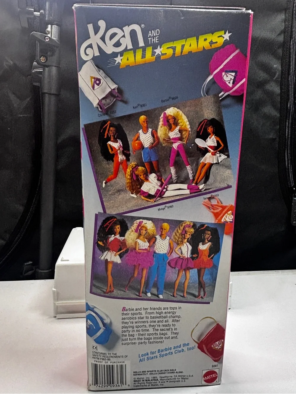 Barbie's Ken and the All-Stars Doll Basketball Gear Mattel 1989